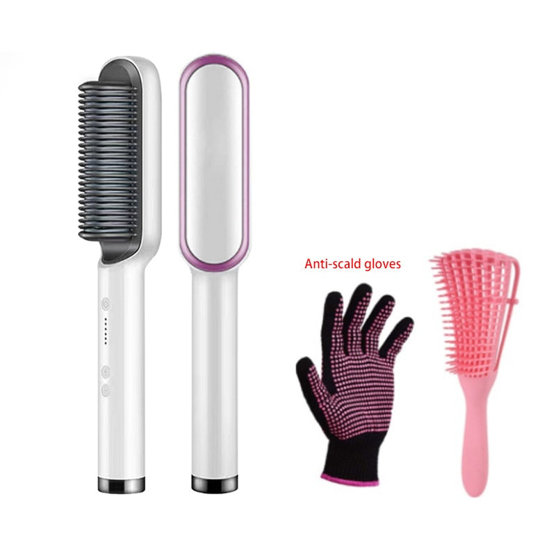 Escova Alisadora De Cabelo - Cabelos Lisos na hora