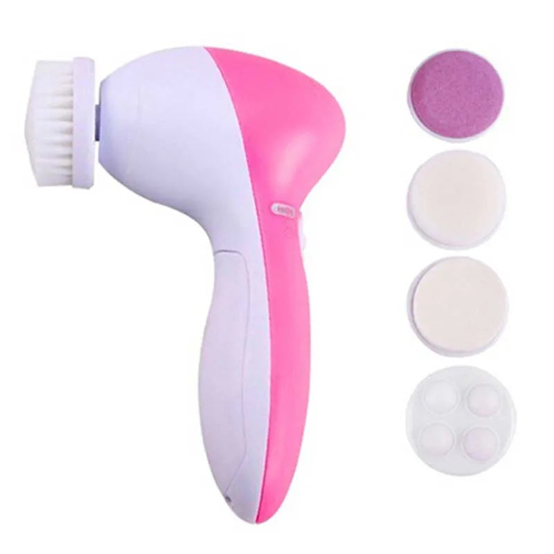 5 em 1 Escova e Massageador facial muntifunção