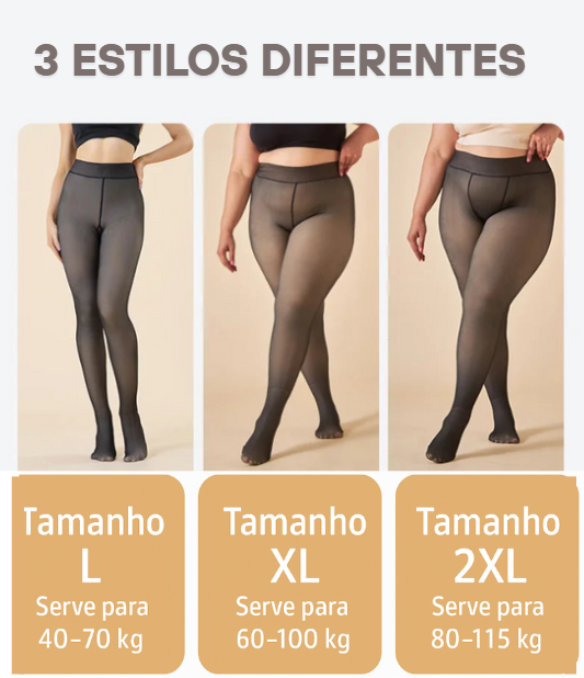 MEIA CALÇA TÉRMICA PELUCIADA ™ [PAGUE 1 & LEVE 2]✅