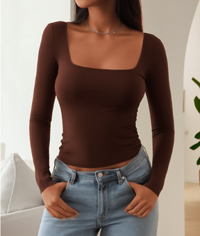 PROMOÇÃO IMPERDÍVEL: BLUSA GOLA QUADRADA ™ [COMPRE 1 & LEVE 2]✅+ FRETE GRÁTIS!