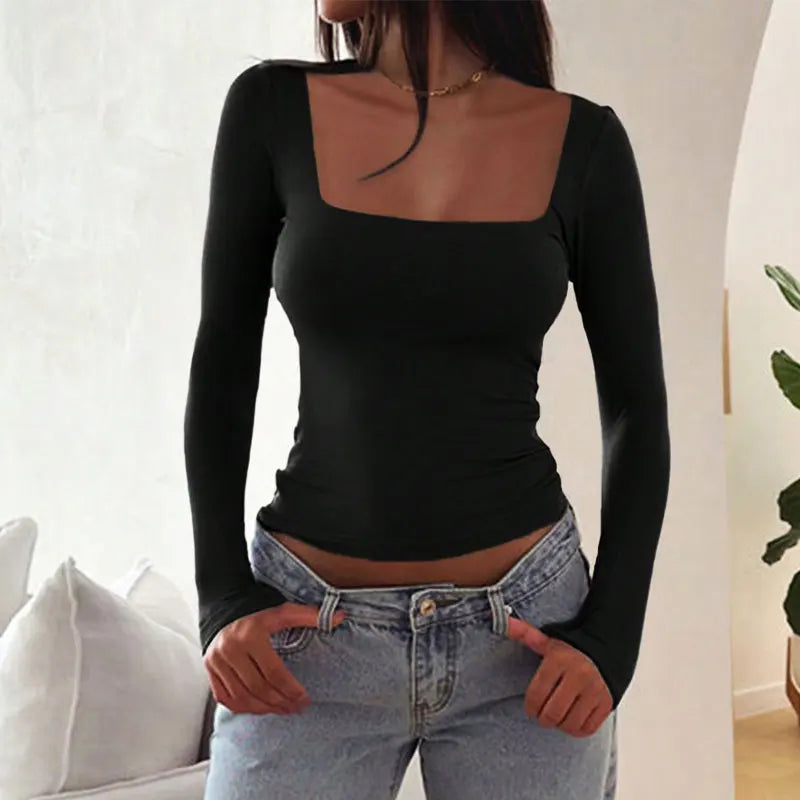 PROMOÇÃO IMPERDÍVEL: BLUSA GOLA QUADRADA ™ [COMPRE 1 & LEVE 2]✅+ FRETE GRÁTIS!