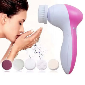 5 em 1  Escova e Massageador facial muntifunção