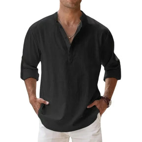 CAMISA DE LINHO RESORT MASCULINA ™ [PAGUE 1 & LEVE 2]✅