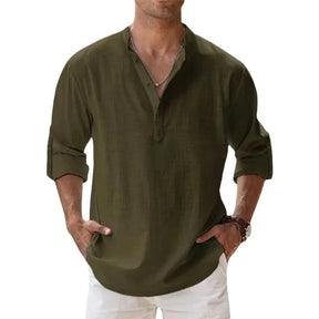CAMISA DE LINHO RESORT MASCULINA ™ [PAGUE 1 & LEVE 2]✅
