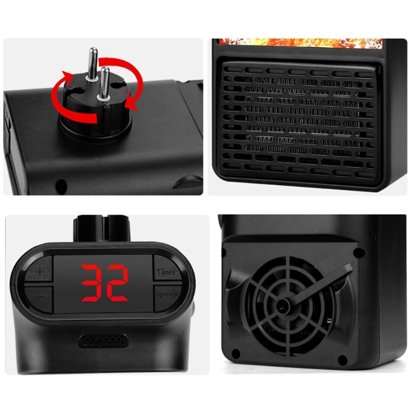 PROMOÇÃO: AQUECEDOR PORTÁTIL ELÉTRICO - 400W