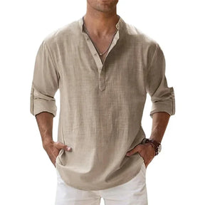 CAMISA DE LINHO RESORT MASCULINA ™ [PAGUE 1 & LEVE 2]✅