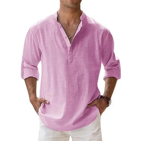 CAMISA DE LINHO RESORT MASCULINA ™ [PAGUE 1 & LEVE 2]✅